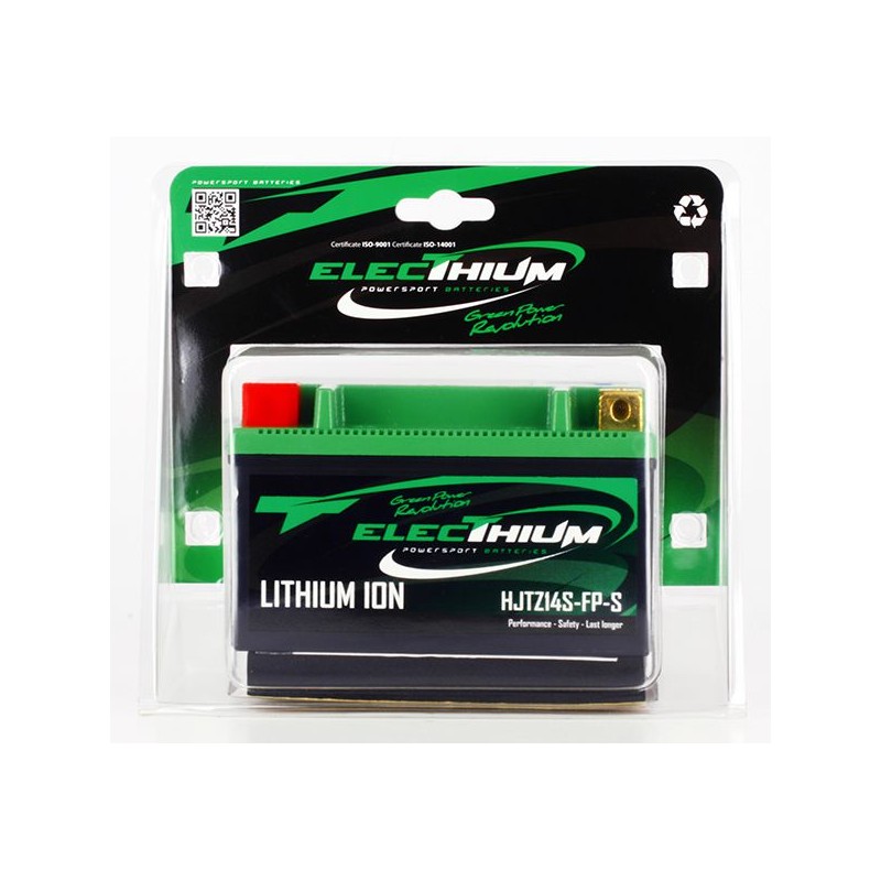 312139 - HJTZ14S-FP-S : Batterie lithium Electhium Honda Forza 750