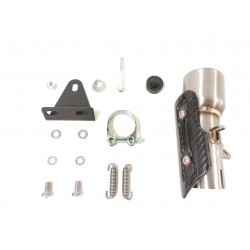 WH6225SBX : Silenziatore IXRACE M10 Black Titanium 2025 Honda Forza 750