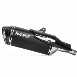 S-H7SO4-HRTBL : Akrapovic black titanium exhaust Honda Forza 750