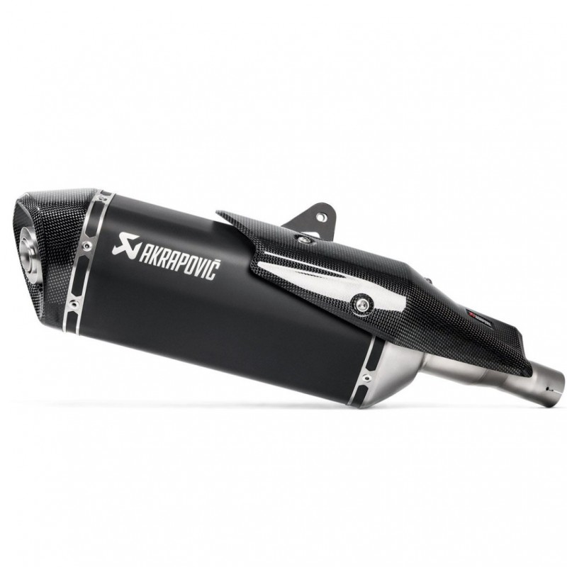 S-H7SO4-HRTBL : Evasione Akrapovic in Titanio Nero Forza 750 NSS