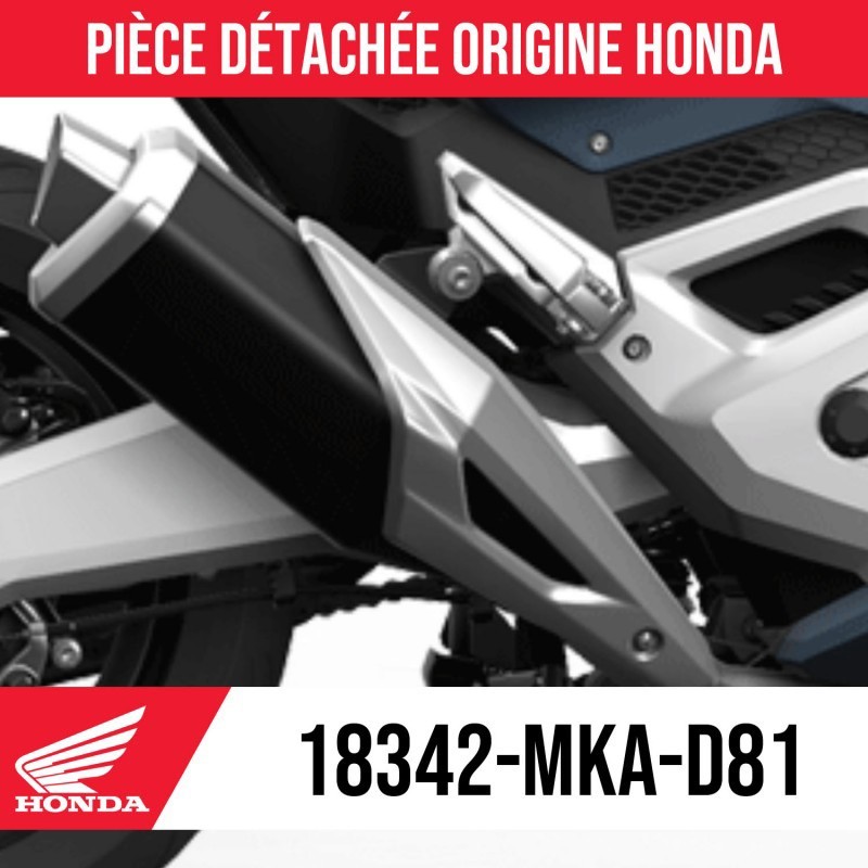 18342-MKA-D81 : Auspuffschutz Honda Honda Forza 750 18342-MKA-D81 : Auspuffschutz Honda Honda Forza 750