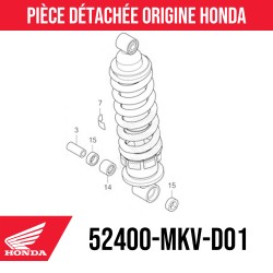 52400-MKV-D01 : Honda Shock Absorber Forza 750 NSS