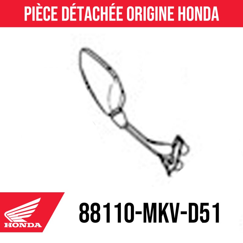 88110-MKV-D51 : Original Honda 2025 Mirror Forza 750 NSS
