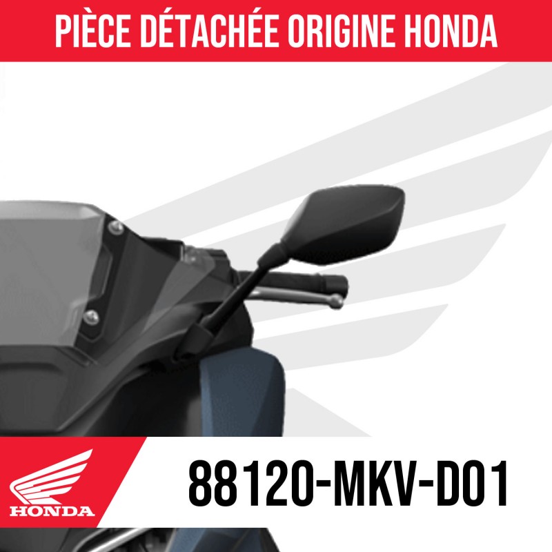 88120-MKV-D01 : Rétroviseur gauche origine Honda Honda Forza 750
