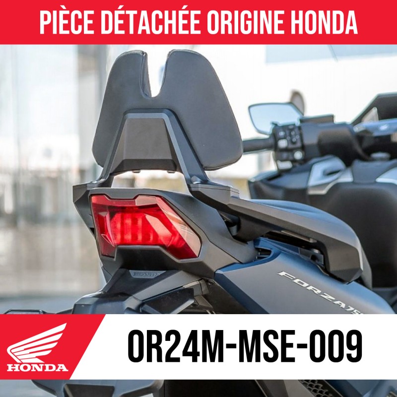 0R24M-MSE-009 : Honda passenger backrest Honda Forza 750