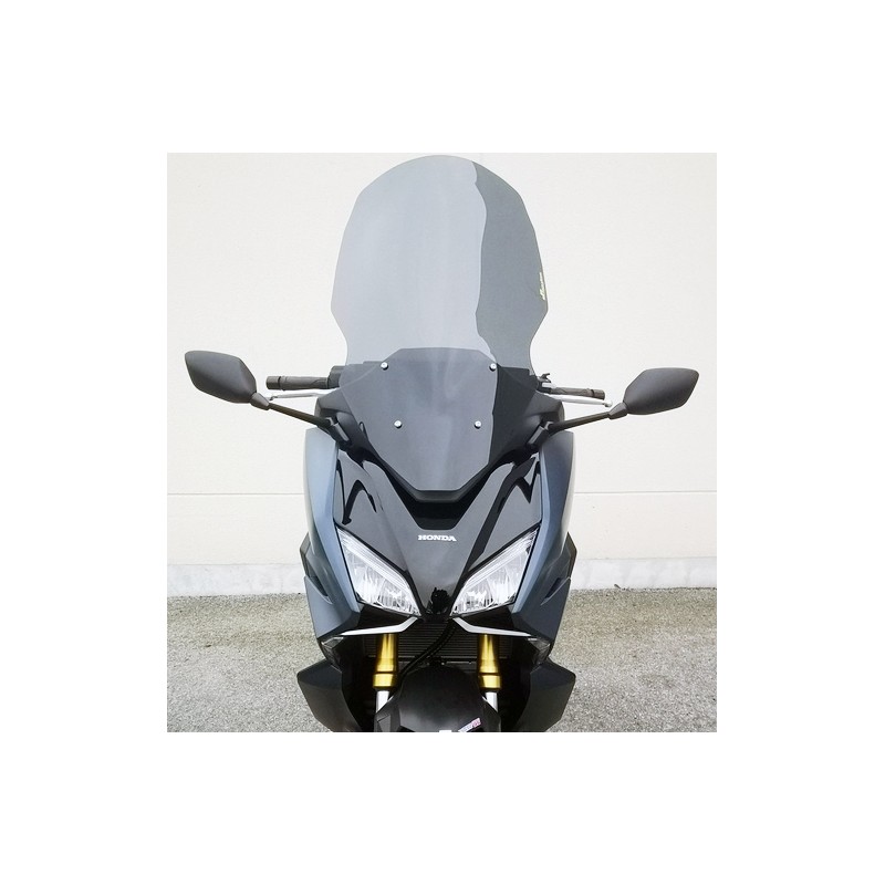 Pare-brise Tour Fumé Pour Moto Aprilia Tuareg/S 2023-2025 - PMMA 3 Mm, Plus Large Et Plus Haut Que L'original, Fabriqué En Italie