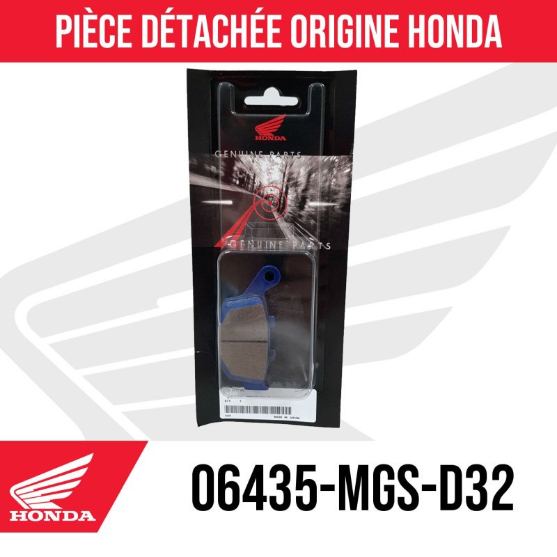 06435-MGS-D32 : Honda genuine rear brake pads Honda Forza 750