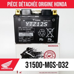 31500-MGS-D32 : Honda Yuasa battery Honda Forza 750