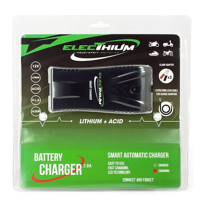 ACCUB03 - 110229499901 : Caricabatterie per batteria al litio Electhium Honda Forza 750